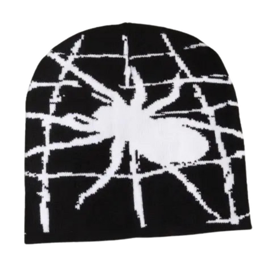 Spider Web Knitted Hat