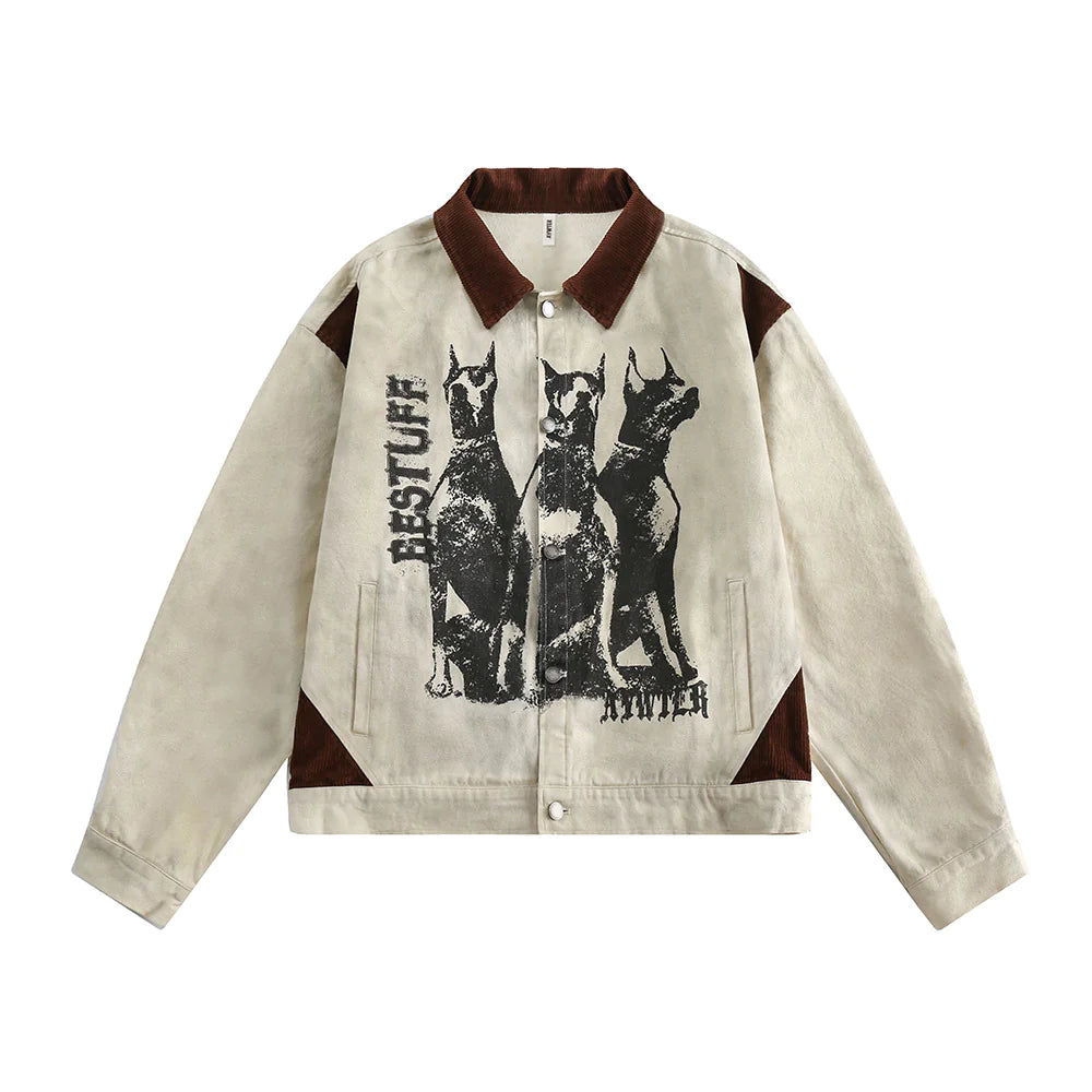 Bad dog Printed Jacket